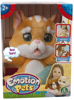 PŁACZĄCY KOTEK INTERAKTYWNY PLUSZAK EMOTION PETS PRAWIDZWE ŁZY MASKOTKA