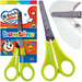 NOŻYCZKI DLA DZIECI SZKOLNE BAMBINO Z PODZIAŁKĄ 13.5cm BEZPIECZNE - 5 szt.