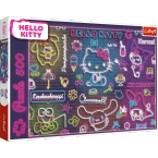 PUZZLE 500 ELEMENTÓW HELLO KITTY NEON KUROMI MELODY UKŁADANKA 37523 TREFL