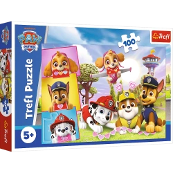 PUZZLE PSI PATROL 100 EL. PSY GÓRĄ SKY MARSHALL CHESE UKŁADANKA TREFL 15432