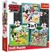 PUZZLE 3W1 MYSZKA MICKEY MIKI I PRZYJACIELE DISNEY UKŁADANKA - 34846 TREFL 