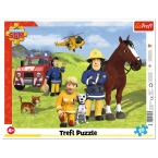 PUZZLE RAMKOWE 25 STRAŻAK SAM ZAWSZE NA STRAŻY UKŁADANKA 31393 TREFL