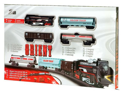 ELEKTRYCZNA KOLEJKA ORIENT LOKOMOTYWA I 3 WAGONY