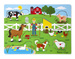 PUZZLE DŹWIĘKOWE UKŁADANKA DREWNIANA FARMA ZWIERZĄTKA MELISSA DOUG