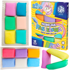 MODELINA PASTELOWA 12 KOLORÓW SZKOLNA TERMOUTWARDZALNA PLASTYCZNA ASTRA