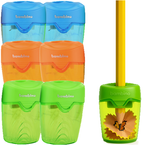 TEMPERÓWKA Z POJEMNIKIEM PODWÓJNA BAMBINO STRUGACZKA SZKOLNA - 6 szt.