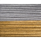 BIBUŁA MARSZCZONA KRÓTKA 2 KOLORY ZŁOTA I SREBRNA