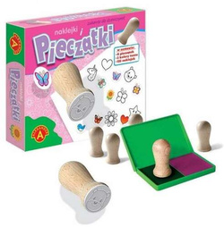 PIECZĄTKI I NAKLEJKI DLA DZIEWCZYNKI STEMPLE ALEXANDER KWIATKI ZWIERZĄTKA