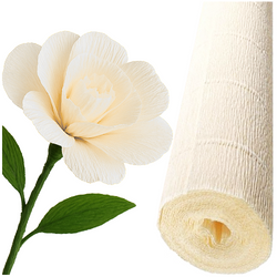 KREPINA WŁOSKA 603 BIBUŁA MARSZCZONA 50x250cm 180g ECRU