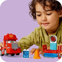 LEGO DUPLO AUTA CARS CIĘŻARÓWKA MANIEK NA WYŚCIGU DUŻE KLOCKI 10417