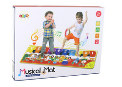 MATA DO TAŃCZENIA MUZYCZNA EDUKACYJNA INTERAKTYWNA INSTRUMENTY DŹWIĘKI