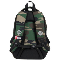 PLECAK SZKOLNY TRZYKOMOROWY 20L ST.RIGHT MAJEWSKI BP-26 WOJSKOWY MORO