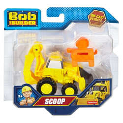 BOB BUDOWNICZY MAŁY POJAZD KOPARKA SCOOP - FISHER