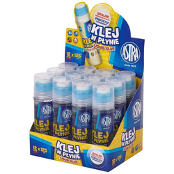 KLEJ SZKOLNY W PŁYNIE Z APLIKATOREM TRANSPARENTNY 125 ml ASTRA - 2 sztuki