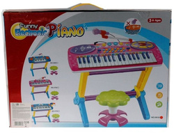 DUŻE ORGANY KEYBOARD PIANINKO Z MIKROFONEM