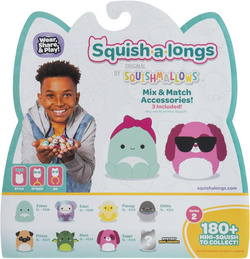 SQUISHMALLOWS SQUISH A LONGS 8 FIGUREK KOLEKCJONERSKICH STWORKI SERIA 2