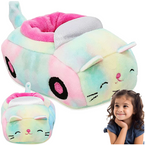 SQUISHMALLOWS SQUISHVILLE MIĘKKA MASKOTKA TĘCZOWY PLUSZOWY POJAZD KOTEK 6cm