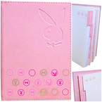 PLAYBOY NOTES NOTATNIK A6 W LINIE KSIĄŻKA ADRESOWA RÓŻOWY