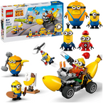 LEGO MINIONKI I BANANOWÓZ POJAZD FIGURKI AKCESORIA 136 ELEMENTÓW 75580