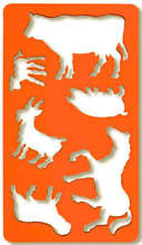 SZABLONY ZWIERZĘTA KOŃ KROWA OWCA KOZA KOH-I-NOOR