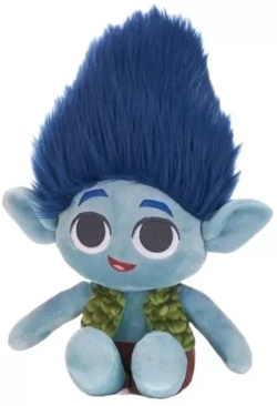 BRANCH SUPER MIĘKKI PLUSZAK MASKOTKA TROLLS BAND TOGETHER 25.5cm DREAMWORKS