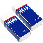 GUMKA DO ŚCIERANIA MAZANIA W KARTONOWEJ OSŁONCE BIAŁA 4020 MILAN - 2 szt.