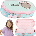PIÓRNIK SZKOLNY SASZETKA PUSHEEN USZTYWNIONA MAJEWSKI MIĘTOWY KOTEK