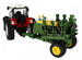 TRAKTOR ZDALNIE STEROWANY Z SIEWNIKIEM FARMA R/C NA PILOTA ŚWIATŁA