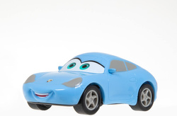 CARS AUTA SAMOCHODZIK SALLY PORSCHE Z NAPĘDEM PULL-BACK DISNEY MATTEL
