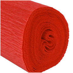 KREPINA WŁOSKA 618 BIBUŁA MARSZCZONA 50x250cm 180g JASNY CZERWONY CEGLASTA