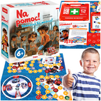 GRA PLANSZOWA EDUKACYJNA PIERWSZA POMOC! NA POMOC! POMOŻESZ BO MOŻESZ! JAWA