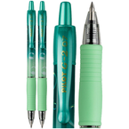 DŁUGOPIS AUTOMATYCZNY ERGONOMICZNY ŻELOWY ZIELONY G2 BUBBLE PILOT - 2 szt.