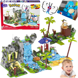 POKEMON KLOCKI KONSTRUKCYJNE WIELKA PRZYGODA W DŻUNGLI FIGURKI SQUIRTLE