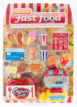 MINI RESTAURACJA SKLEP KASA AKCESORIA FAST FOOD