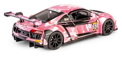 AUDI R8 GT3 LMS 2015 AAPE PINK SAMOCHÓD METALOWY ŚWIATŁO DŹWIĘK NAPĘD 1:32