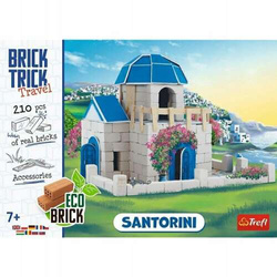 BRICK TRICK KLOCKI CEGŁY 210 EL. SANTORINI GRECJA EKO KLOCKI TREFL