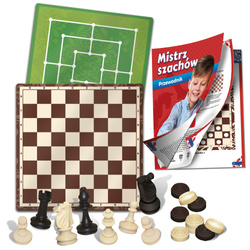 SZACHY GRA PLANSZOWA STRATEGICZNA LOGICZNA WARCABY TRIS LUDOTECA LISCIANI