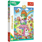 PUZZLE 100 Z BROKATEM RODZINA TREFLIKÓW BROKATOWE TREFLIKI TREFL 14833