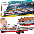 LOTNISKOWIEC AIRCRAFT CARRIER GRAF ZEPPELIN STATEK  3136 EL. 1:3000 COBI
