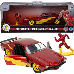 FLASH 1973 CHEVROLET CAMARO JADA SAMOCHÓD AUTO METALOWE 1:32 CZERWONY