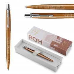 DŁUGOPIS PARKER JOTTER GLOBAL ICONS ROME BRĄZOWY KORPUS NIEBIESKI WKŁAD