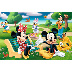 PUZZLE MAXI DUŻE 24 EL. MYSZKA MIKI W GRONIE PRZYJACIÓŁ DISNEY TREFL 14344