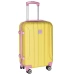 WALIZKA LEKKA ŚREDNIA ABS ŻÓŁTA NA KÓŁKACH 56L PASO WAKACJE PODRÓŻ