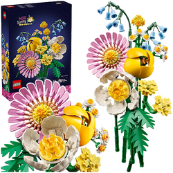 LEGO BOTANICALS KWIATY SŁONECZNY BUKIET ŻÓŁTYCH KWIATÓW 373 EL. 10347