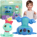 STITCH STOJĄCY NA GŁOWIE SCUMP FIGURKI KOLEKCJONERSKIE LILO I STITCH DISNEY