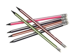 OŁÓWEK Z GUMKĄ HB GRAFITOWY TRÓJKĄTNY SZKOLNY MOCNY GRAFIT ASTRA - 6 sztuk