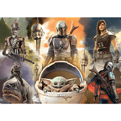 PUZZLE 200 ELEMENTÓW STAR WARS GOTOWI DO WALKI GWIEZDNE WOJNY TREFL 13276