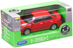 2009 TOYOTA COROLLA METALOWE AUTO KOLEKCJONERSKIE WELLY 1:34