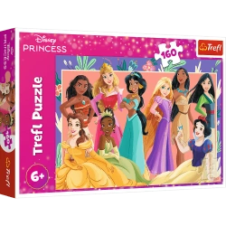 PUZZLE 160 ELEMENTÓW PRAWDZIWE KSIĘŻNICZKI DISNEY UKŁADANKA TREFL 15427