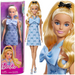 LALKA BARBIE FASHIONISTAS W NIEBIESKIEJ SUKIENCE Z KOKARDKAMI MATTEL